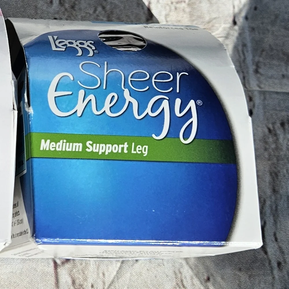L'eggs Sheer Energy Medium Support Leg Hosiery - Blue‎